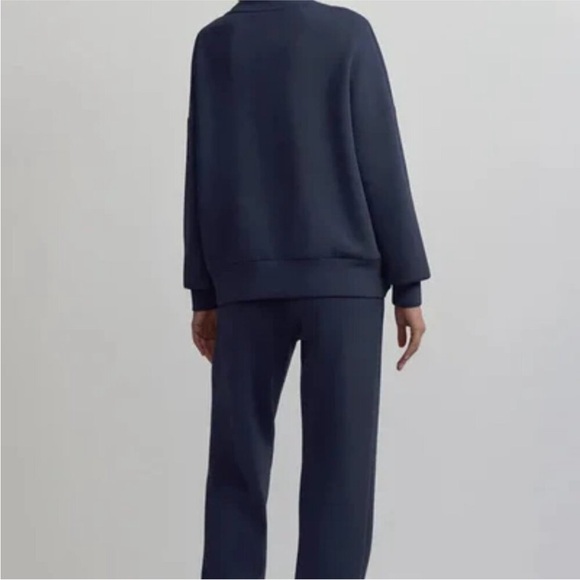 NWT Varley Hawley 1/2 Zip Navy Women’s Sweater - Picture 5 of 11